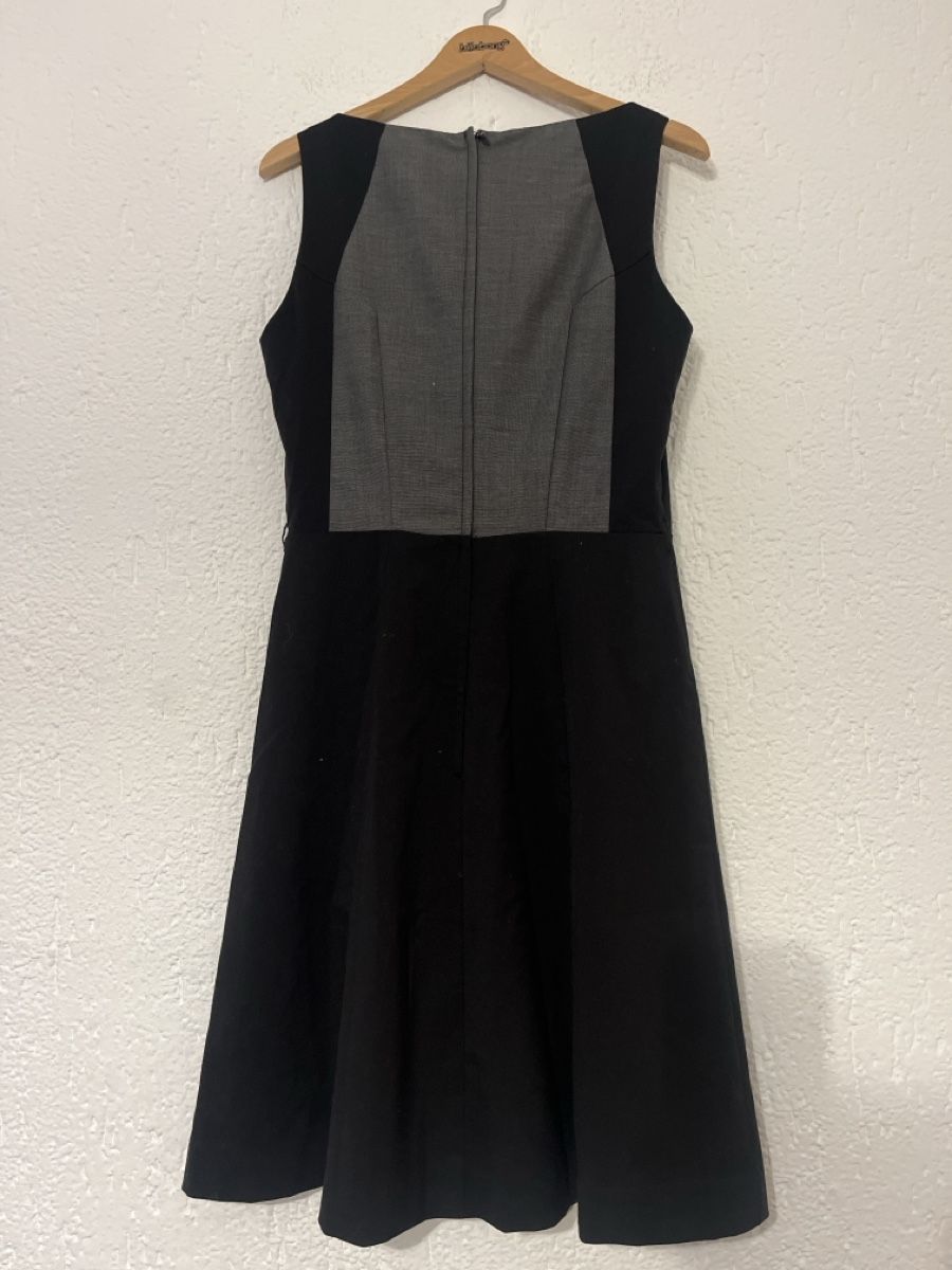H&M Vestiti: Elegantes, schwarzes Kleid mit grauem Einsatz, Grösse 36 – Usato da Oberegg venduto da MZ_DiesundDas 1