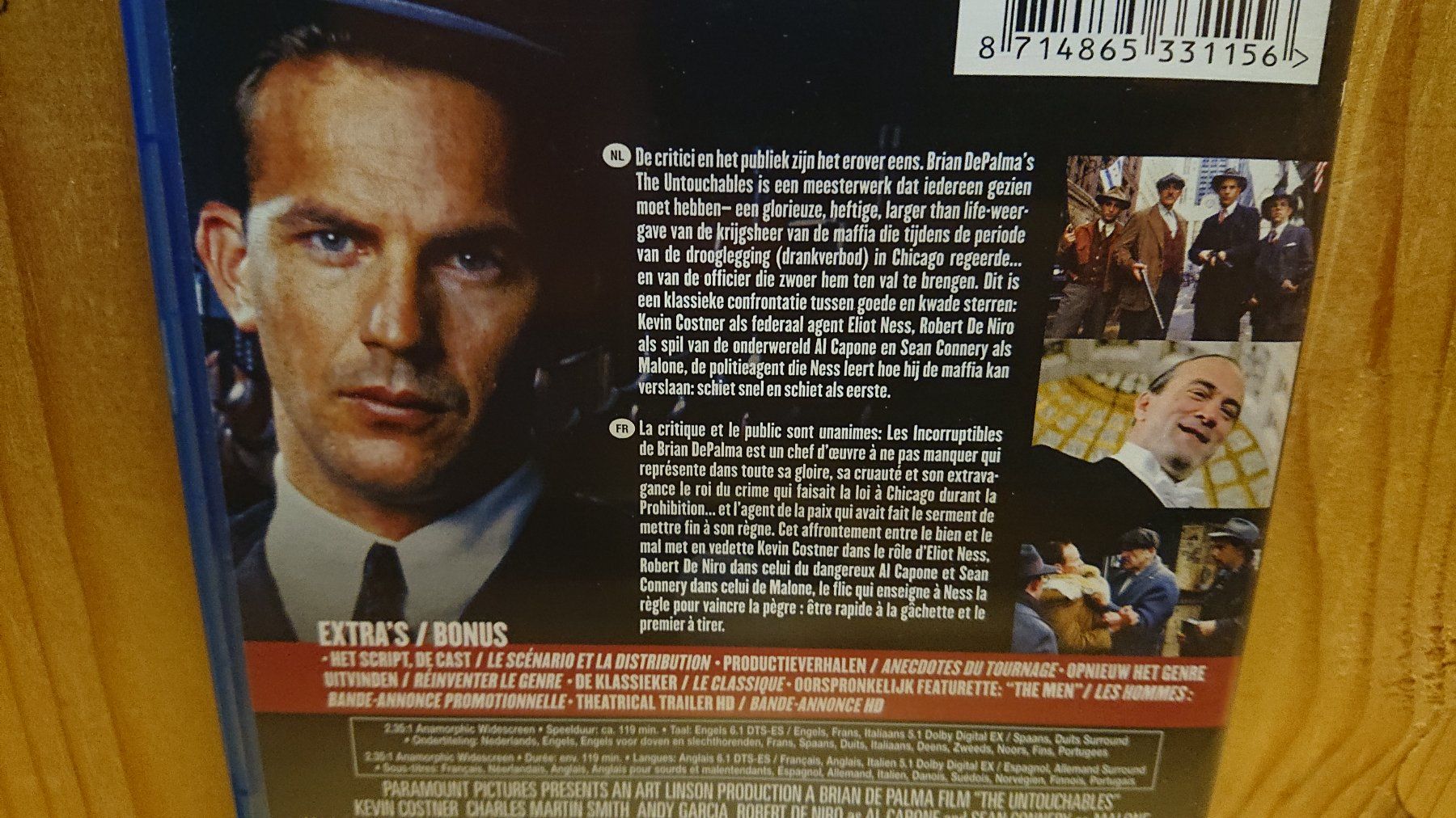 Tutti i DVDs: THE UNTOUCHABLES Blu-Ray Französisch Version – Usato da Wilderswil venduto da Exebub 2