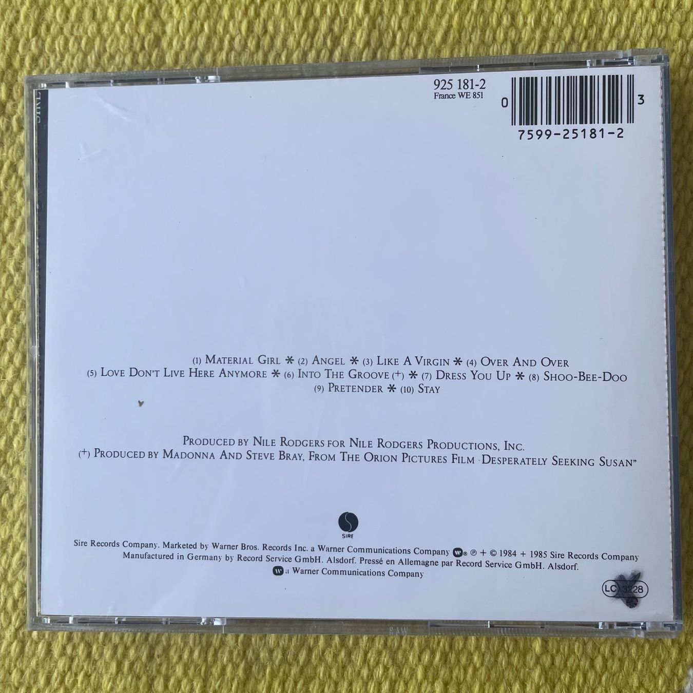 CD: MADONNA-LIKE A VIRGIN – Usato da Rorschacherberg venduto da CD-Roli 1