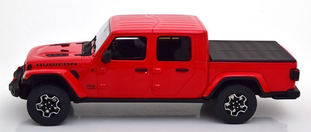 Jeep Modellini d'auto: Jeep Gladiator Rubicon seit 2020 rot / schwarz      1:18 – Nuovo e nell'imballaggio originale da Gerlafingen venduto da espero88 2
