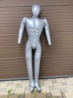 Silbergraue PVC-Schaufensterpuppe  168cm