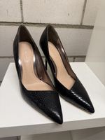 Elegante Zara Pumps, Schlangenleder Optik, Gr. 38