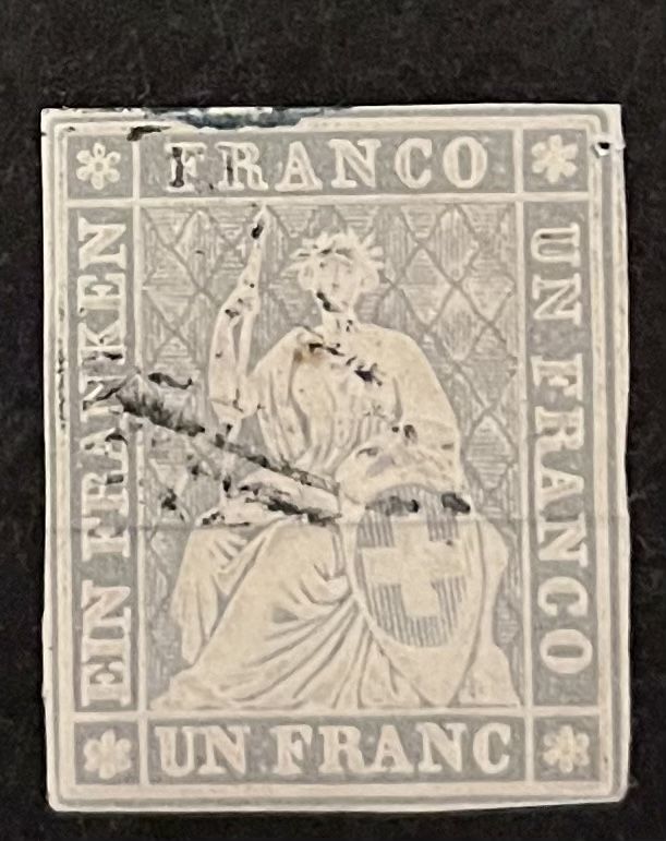Tous les timbres: Strubel 27C Cat. 1300.- CHF  – D'occasion à Sottens par thigroux