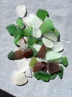 Strandglas Meerglas  sea glass    top Sammlung.  wunderschön