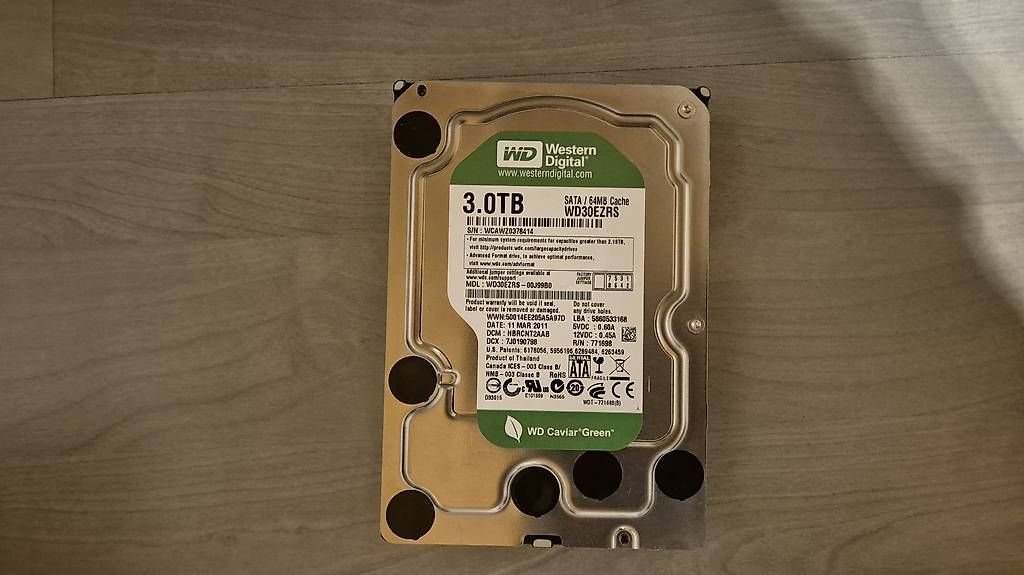 Western Digital Harddisks: 5 x WD Green 3TB – Gebraucht aus Hohenrain von Sven848 1