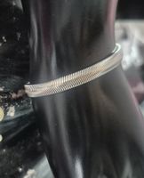 Bracciale a maglia piatta in argento