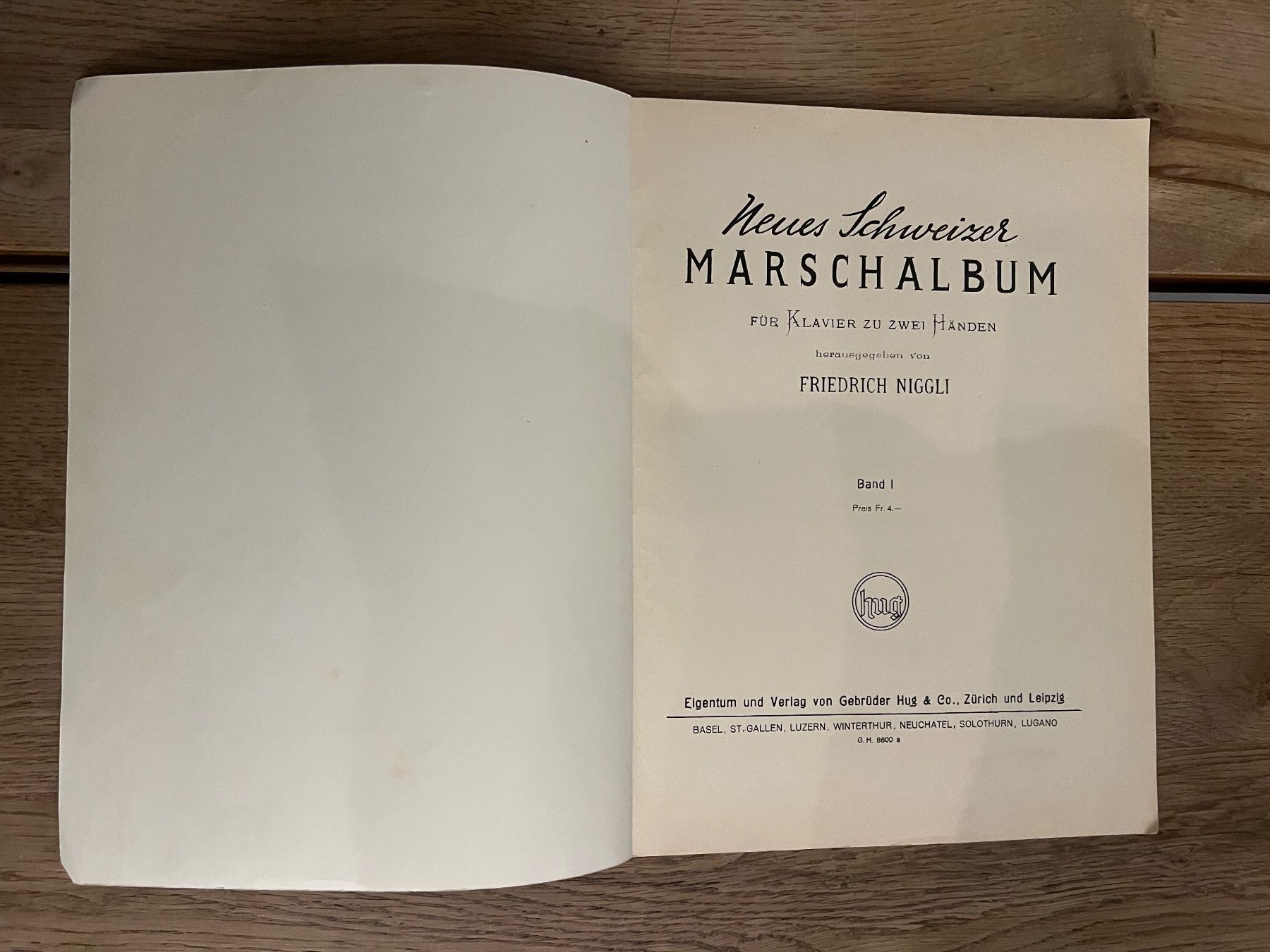 Bücher: Neues Schweizer Marschalbum (KoA) – Gebraucht aus Hermetschwil-Staffeln von militaria-schweiz 1