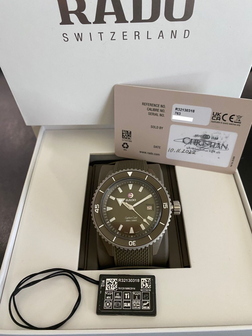 Rado Orologi: RADO Captain Cook High-Tech Ceramic Diver – Usato da Arni AG venduto da Tho_wen