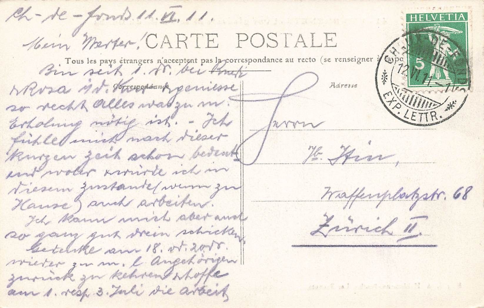 Cartoline postali: Les brenets et vue generale de la vallee du Doubs – Usato da Biasca venduto da Blenio71 1