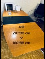 Extendable Dining Table Wood 160/210x88 cm Used Condition