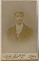 CDV Karl Pfisterer, Student in Basel - Studenten Zofingia