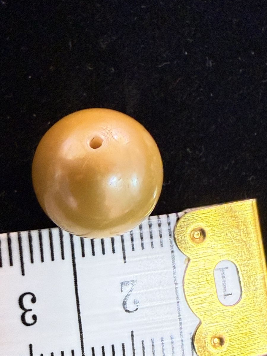 Perle (finte): Echt SüdSee Perlen Goldener Farbe – Nuovo (secondo la descrizione) da Oberhof venduto da RealStone 7