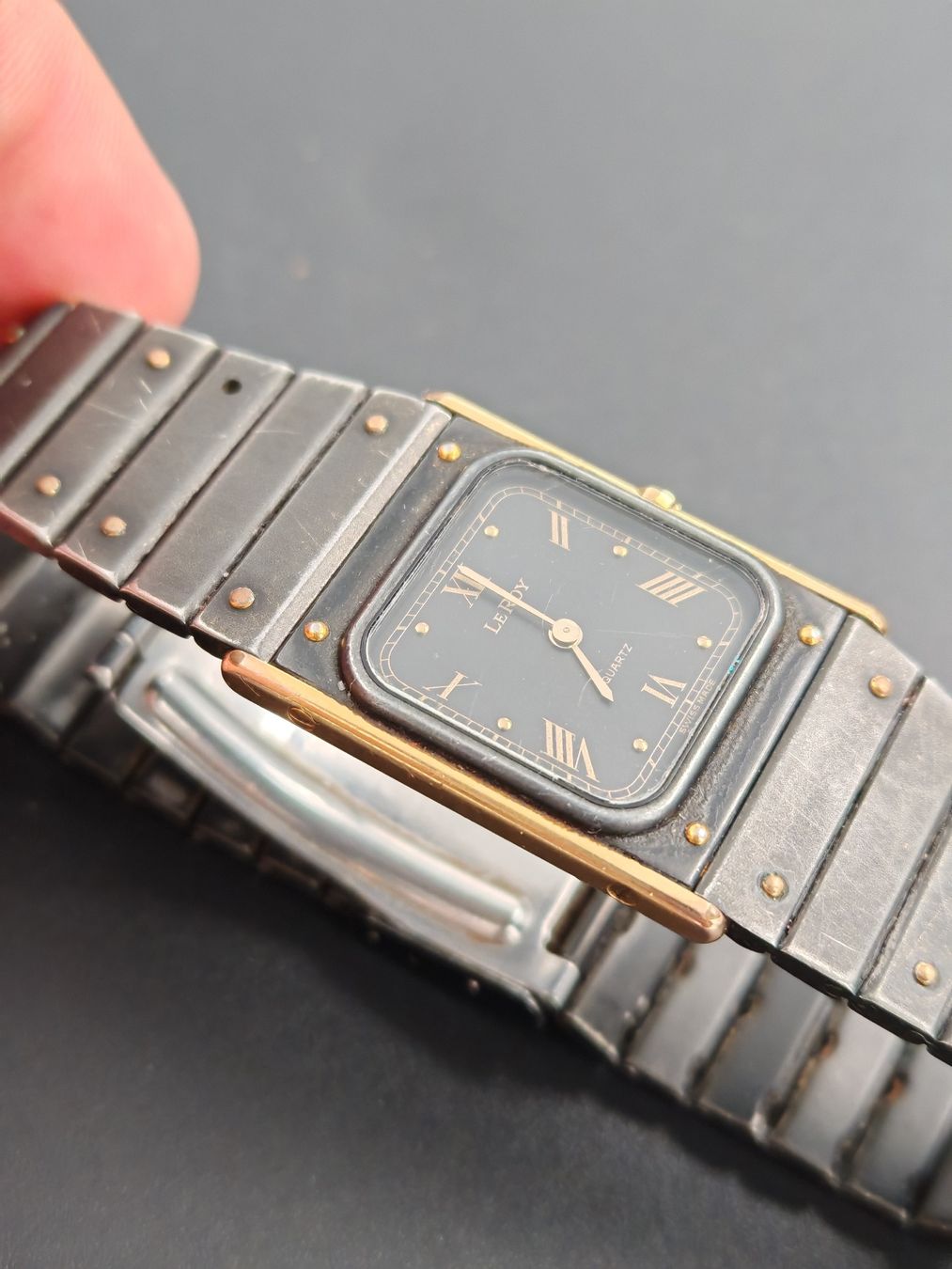 Orologi: LE ROY QUARTZ (Tank style) – Usato da Otelfingen venduto da Yossi-68 9