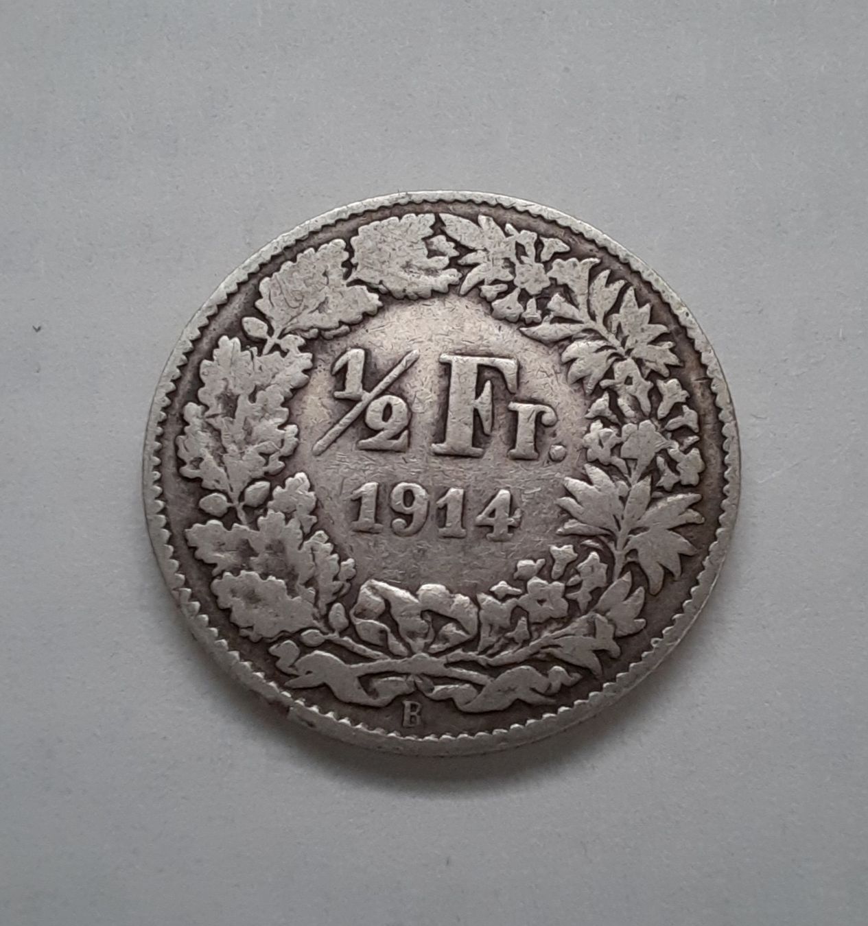Toutes les monnaies: 1/2 Franken Silber 1914 – D'occasion à Bremgarten AG par cec_5nzz
