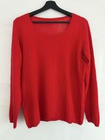 100% Kaschmirpullover in rot