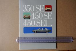 350SE - 450SEL Originalprospekt