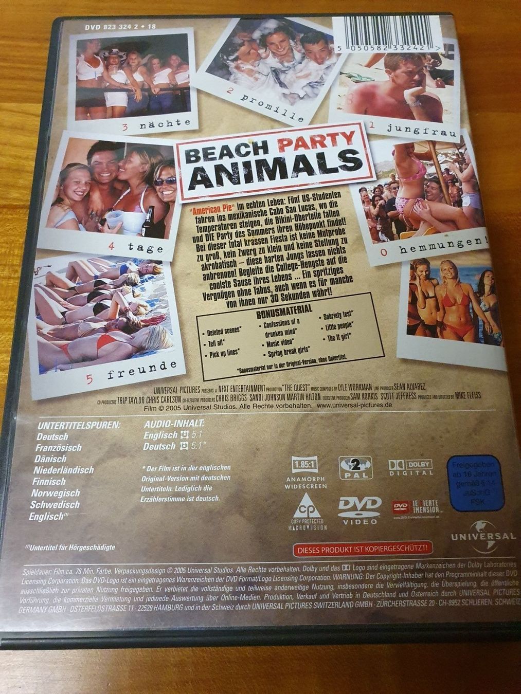 Tutti i DVDs: Beach Party Animals – Usato da Oberdorf BL venduto da BaldenEagle 1