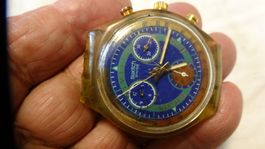 S-WATCH IRONY HEREN CHRONOGRAPH GEHAUSE.NUR GEHAUSE.LÄÜFT