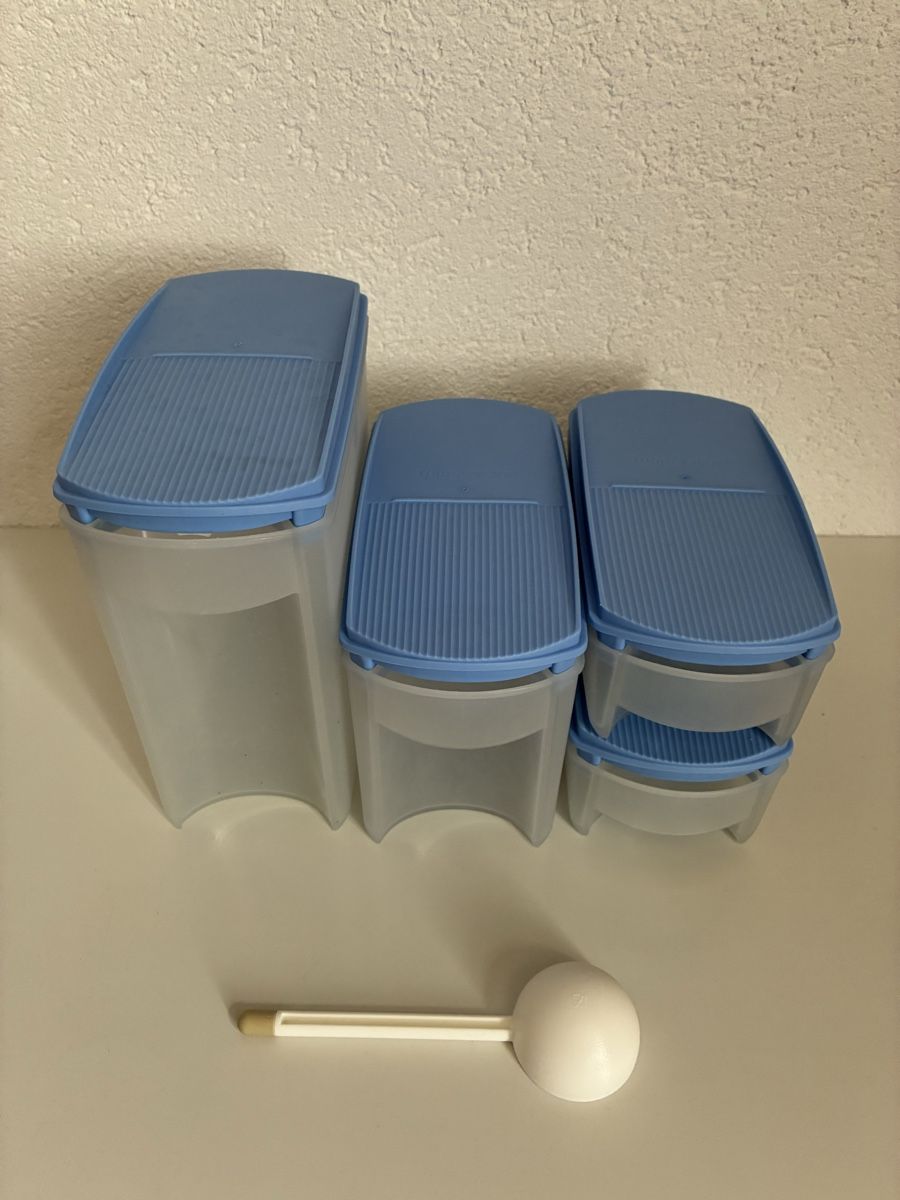 Tupperware Contenitori & Simili: Tupperware Set 4 Stk. inkl. Löffel – Usato da Burgdorf venduto da Calvia