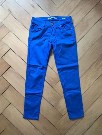 ZARA - Slim Fit Hose blau 34