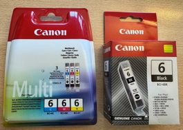 Canon BCI-6 Multipack + Schwarz (BCI-6C/M/Y/BK)