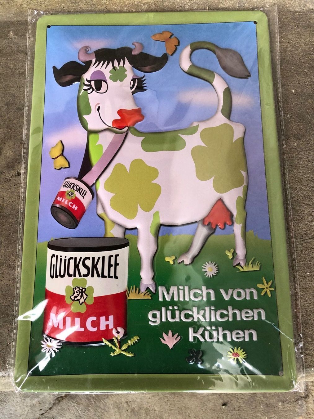 Insegne: Glücksklee milch kuh hof laden bauer – Nuovo e nell'imballaggio originale da Reinach AG venduto da rares75