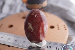 Gelocht Jaspis Rot      aus Räumung   ab 1.-
