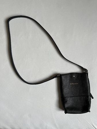 Handytasche von La Garconne in Leder schwarz