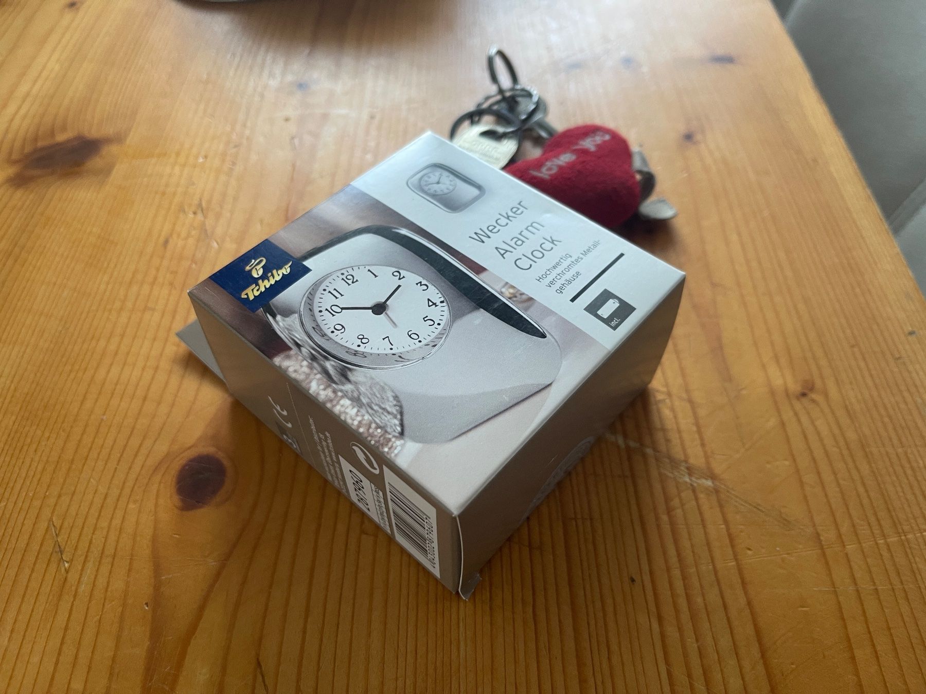 Sveglie: Tchibo Wecker Alarm Clock - Hochwertiges Metalgehäuse, Mecha – Nuovo e nell'imballaggio originale da Weinfelden venduto da ice_heart_xx