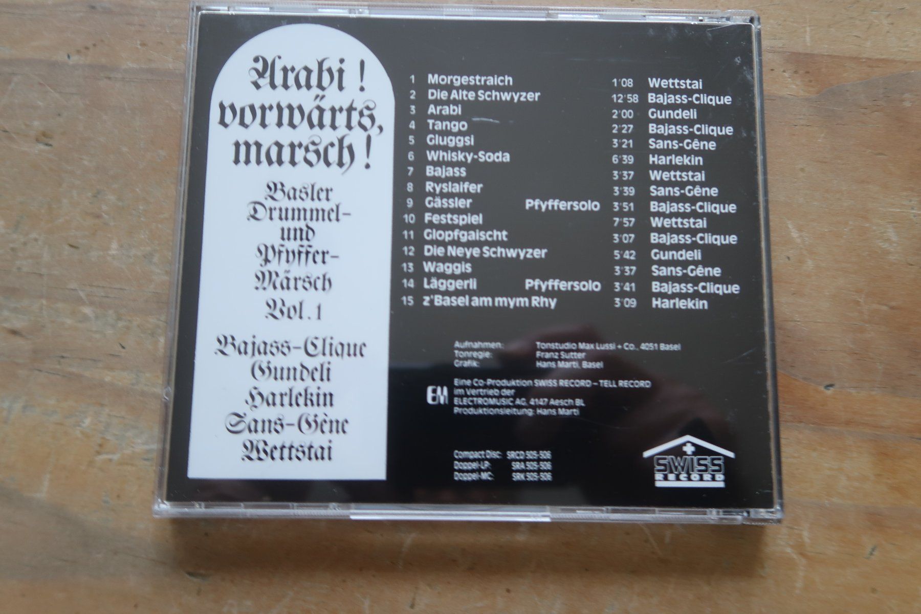 CDs: BASLER DRUMMEL- UND PFYFFER-MÄRSCH VOL. 1 - CD – D'occasion à Basel par Patiscat 1
