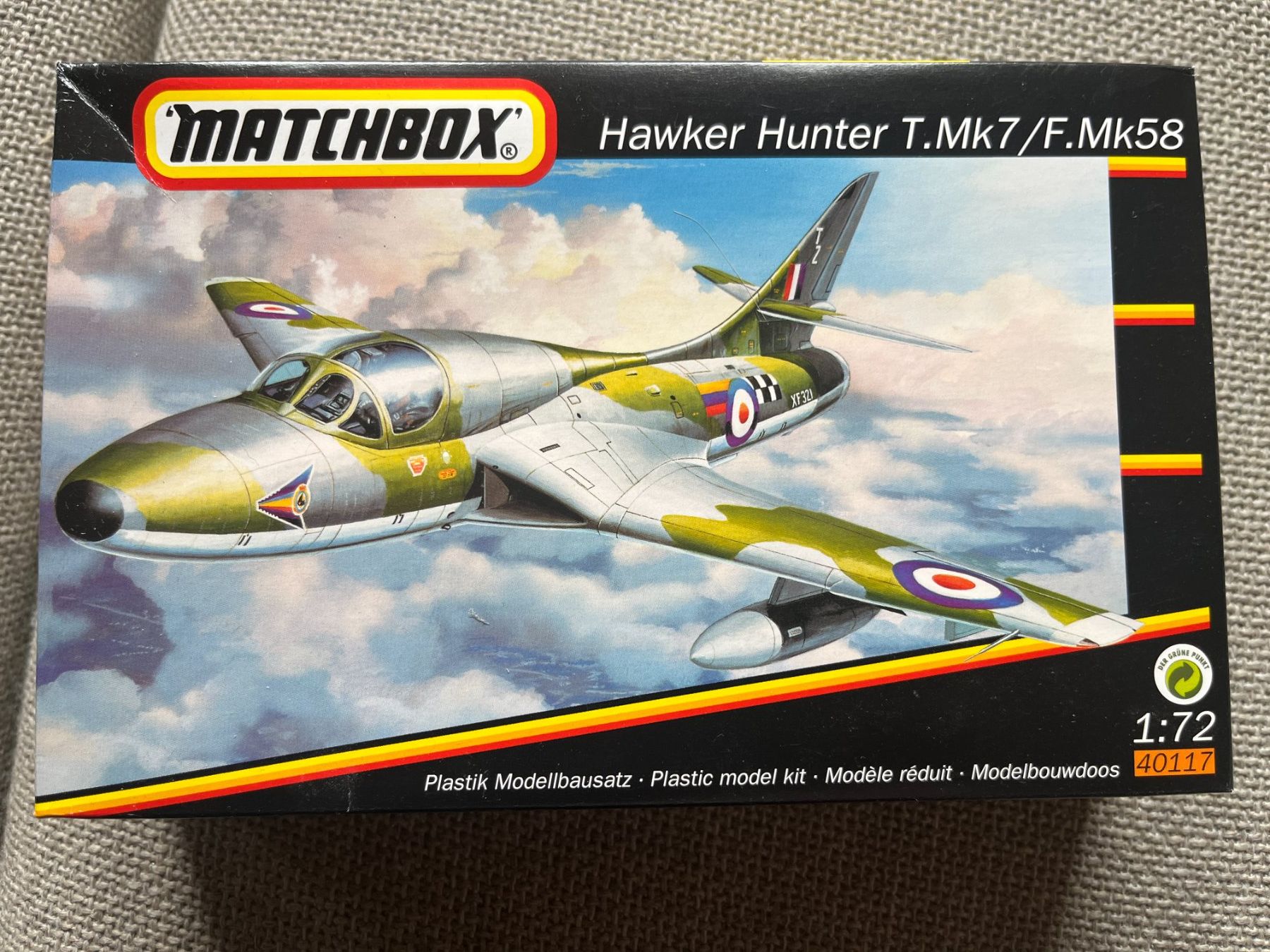 Matchbox Kits de montage: 1:72 Hawker Hunter Trainer (Matchbox, 1996) – Neuf (Voir description) à Ennenda par Oo1-Zuni