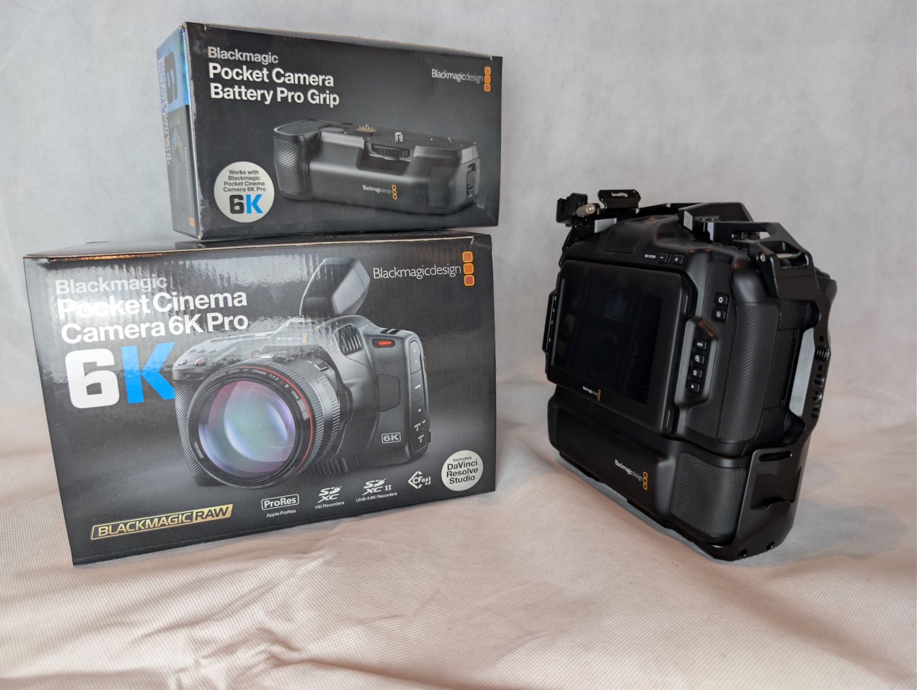 Blackmagic Videocamere: Blackmagic Pocket Cinema Camera 6K Pro – Profi Setup – Nuovo (secondo la descrizione) da Basel venduto da cedric.r03 3