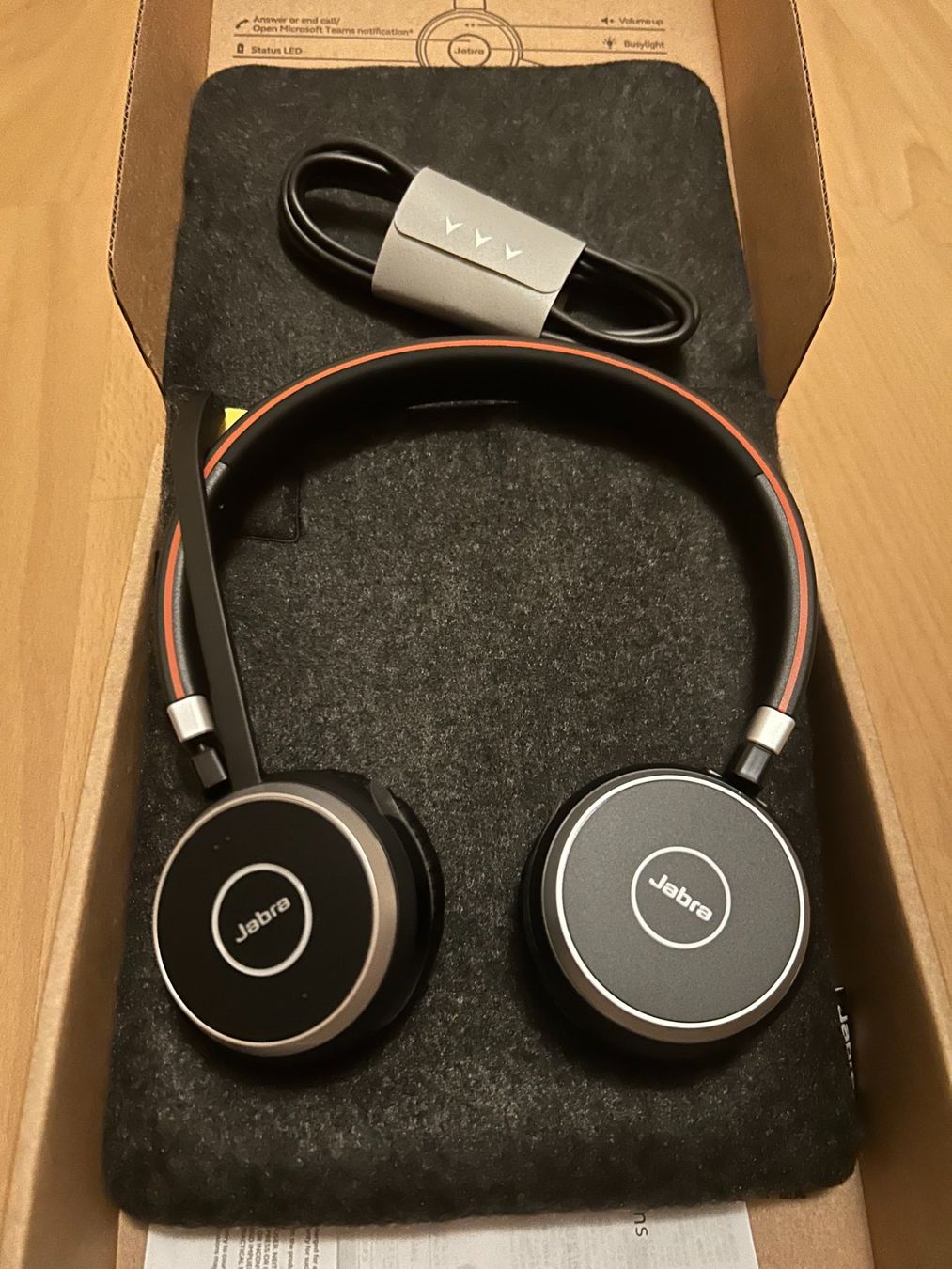 Jabra Cuffie: Casque Jabra Evolve 65 SE MS – Nuovo e nell'imballaggio originale da Grandvaux venduto da Aurelia3