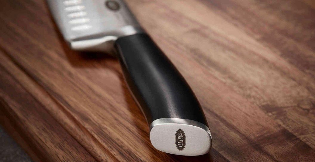 Coltelli da cucina: BORETTI Santoku-Messer Neu 18cm – Nuovo e nell'imballaggio originale da Le Vaud venduto da Balthasar 7