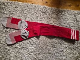 Fussballstutzen Adidas rot weiss Grösse L gebraucht