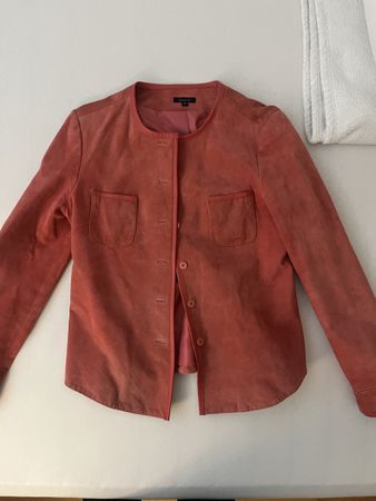 Echtleder Jacke rot