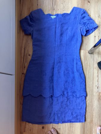 Violet/blaues Cocktailkleid