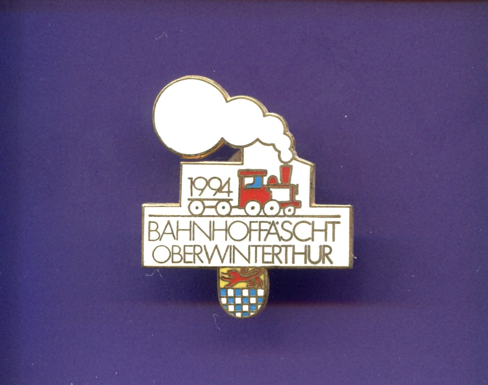 Placchette & Badge: BAHNHOFFÄSCHT  OBERWINTERTHUR 1994 – Usato da Winterthur venduto da Sammleroase