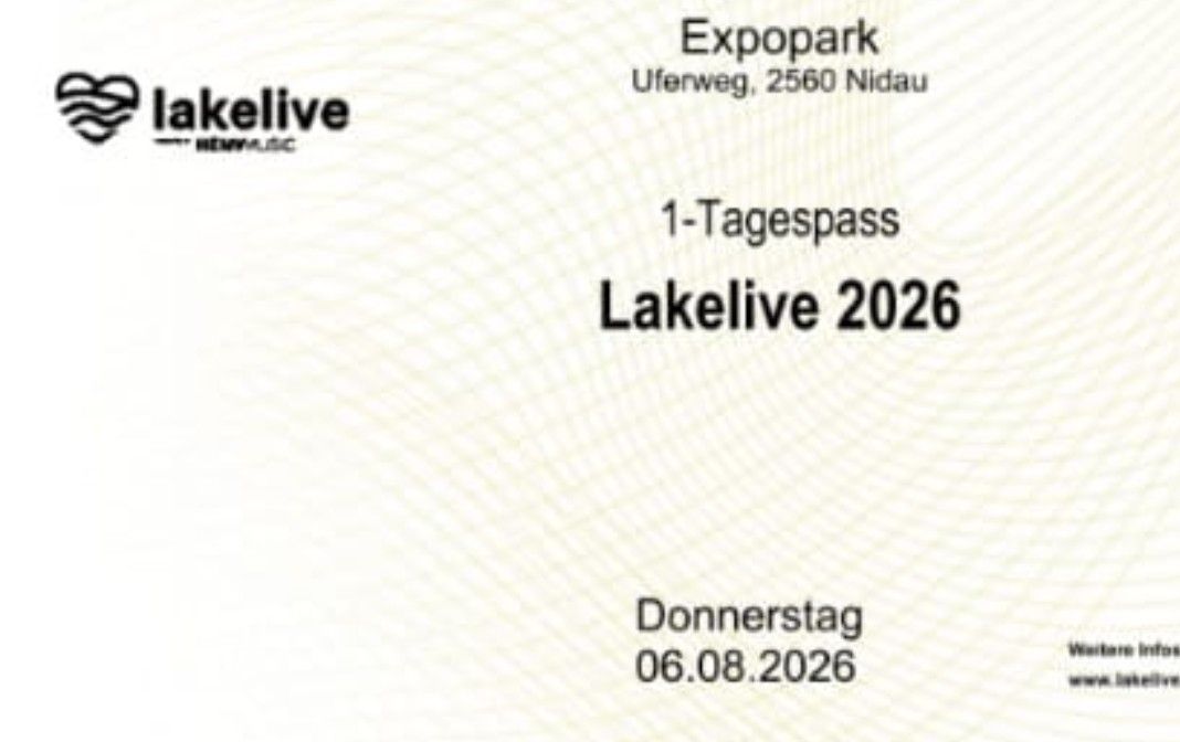 Billets: 2 Tickets, Lenny Kravitz Do, 6.8. Lakelive – Neuf (Voir description) à Nidau par Mimimi08 1