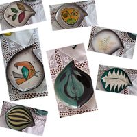 piati  decorativi vintage in ceramica, design unico!