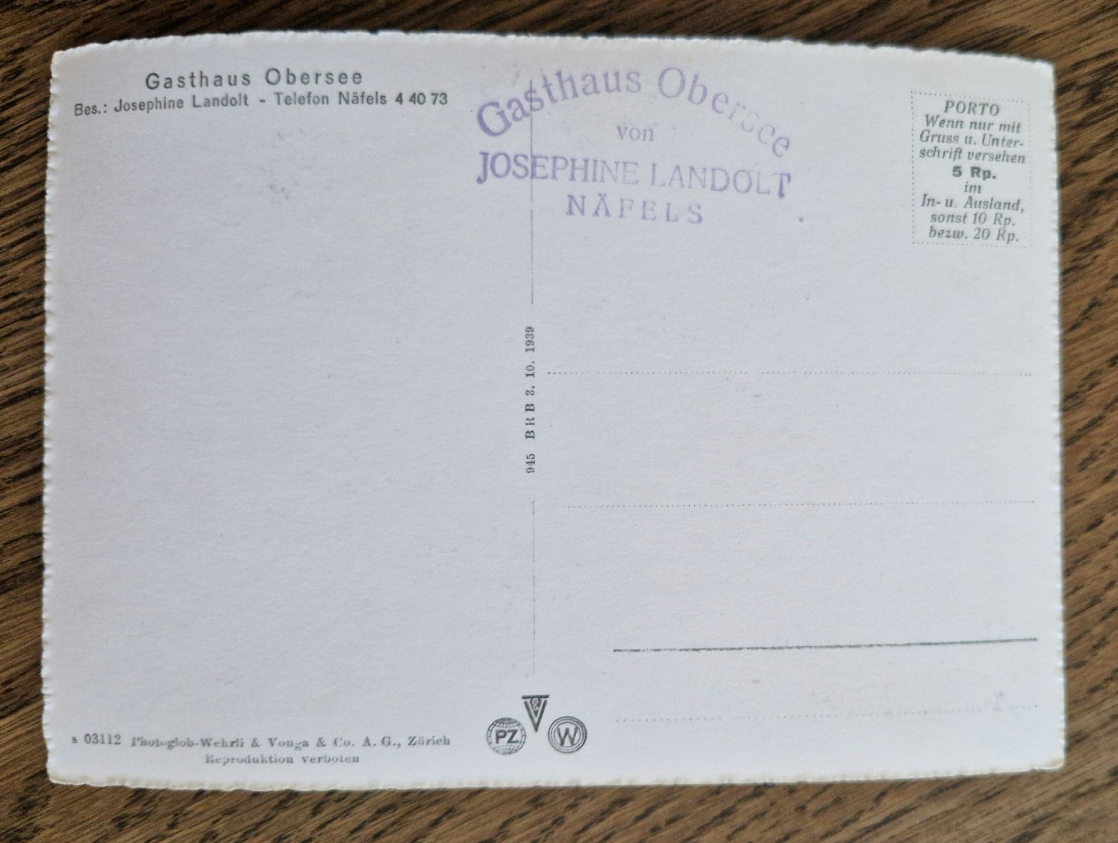 Cartoline postali: Stimmungsbild Obersee mit Brünnelistock – Usato da Ebikon venduto da Donar50 2