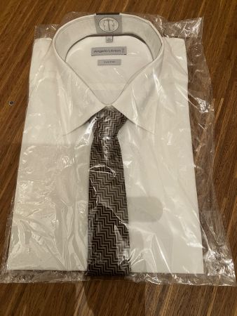 Angelo Litrico Hemd mit Krawatte, Gr. 43/44 - Neu!👔💼
