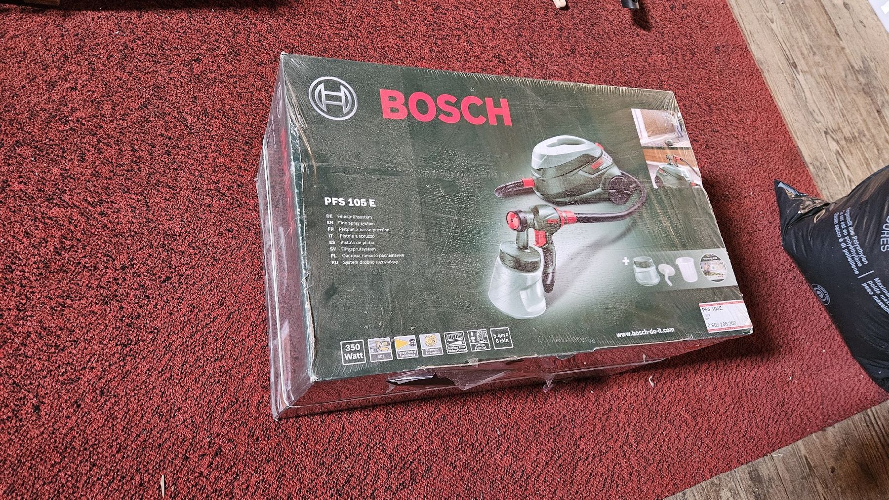 Bosch Alle Werkzeuge: BOSCH Farbsprühsystem PFS 105 E neu und Originalverpakt – Neu und originalverpackt aus Stettlen von commo-ma