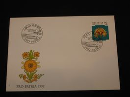 Pro Patria FDC 1992 Nr. 238  Volkskunst aus der Schweiz