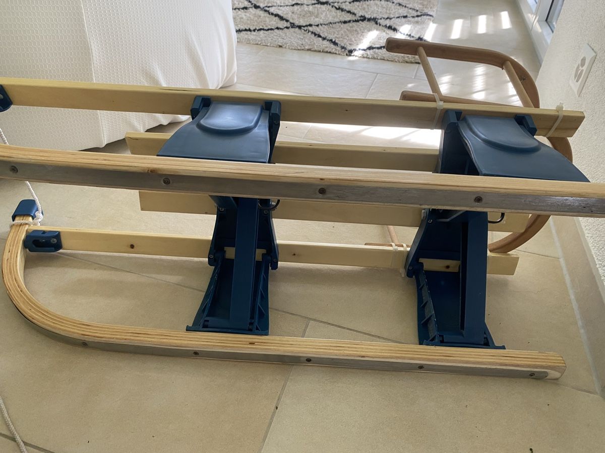 Slitta: Schlitten mit Kindersitz – Usato da Grasswil venduto da pp7830 3