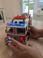 Playmobil Feuerwehr Leiterfahrzeug 770935 mit Licht und Ton 