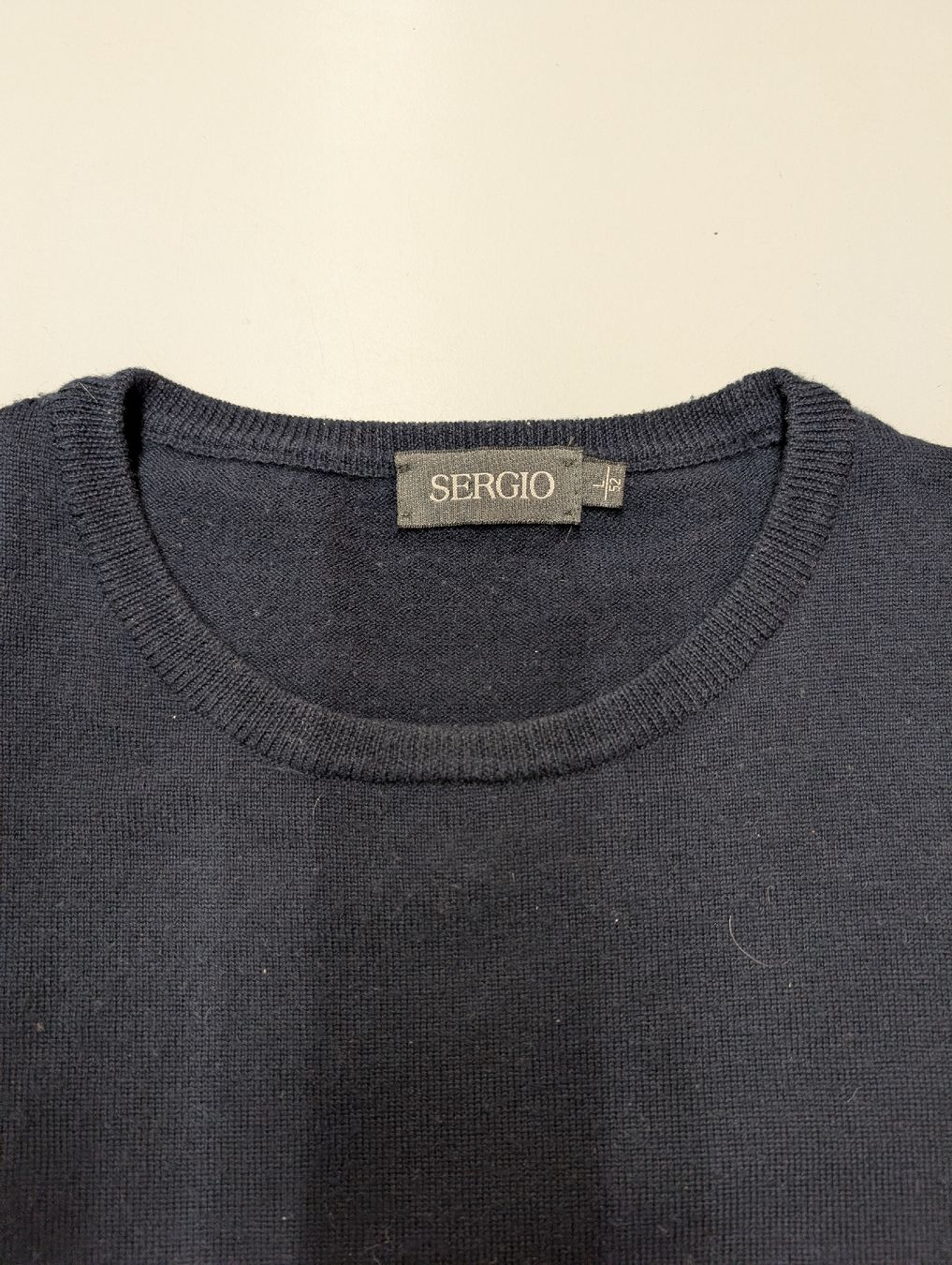 Pullover & Sweatshirts: Sergio Pullover dunkelblau, reine Schurwolle, Grösse L – Gebraucht aus Fislisbach von HurtiBrocki 2