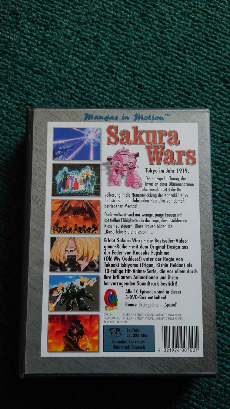 Tutti i DVDs: Sakura Wars DVD Box – Usato da Benglen venduto da kintaro-oe 1