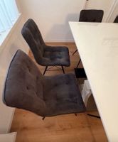 6 Stühle dunkelgrau Top guter Zustand