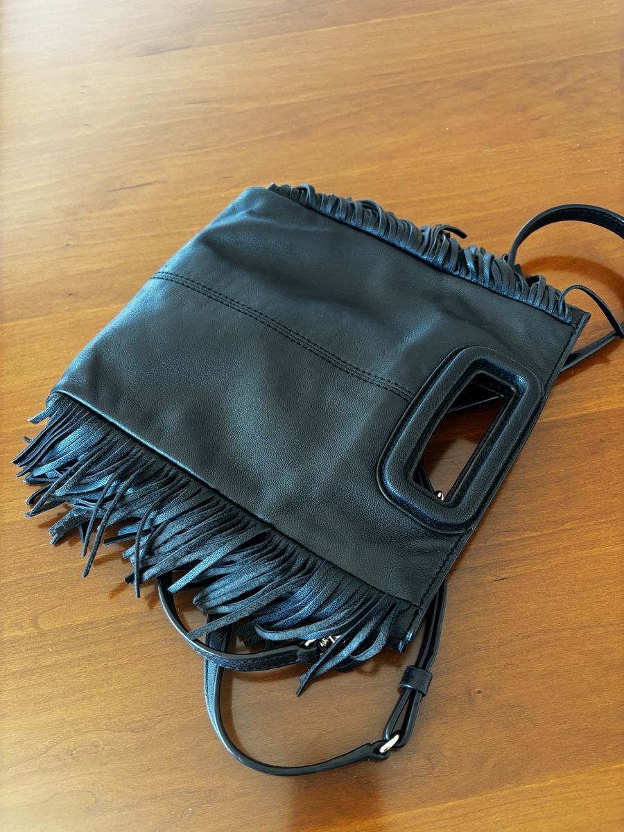 Maje Borse da donna: Sac à main Maje noir avec franges – Usato da Bulle venduto da TheDestille 6